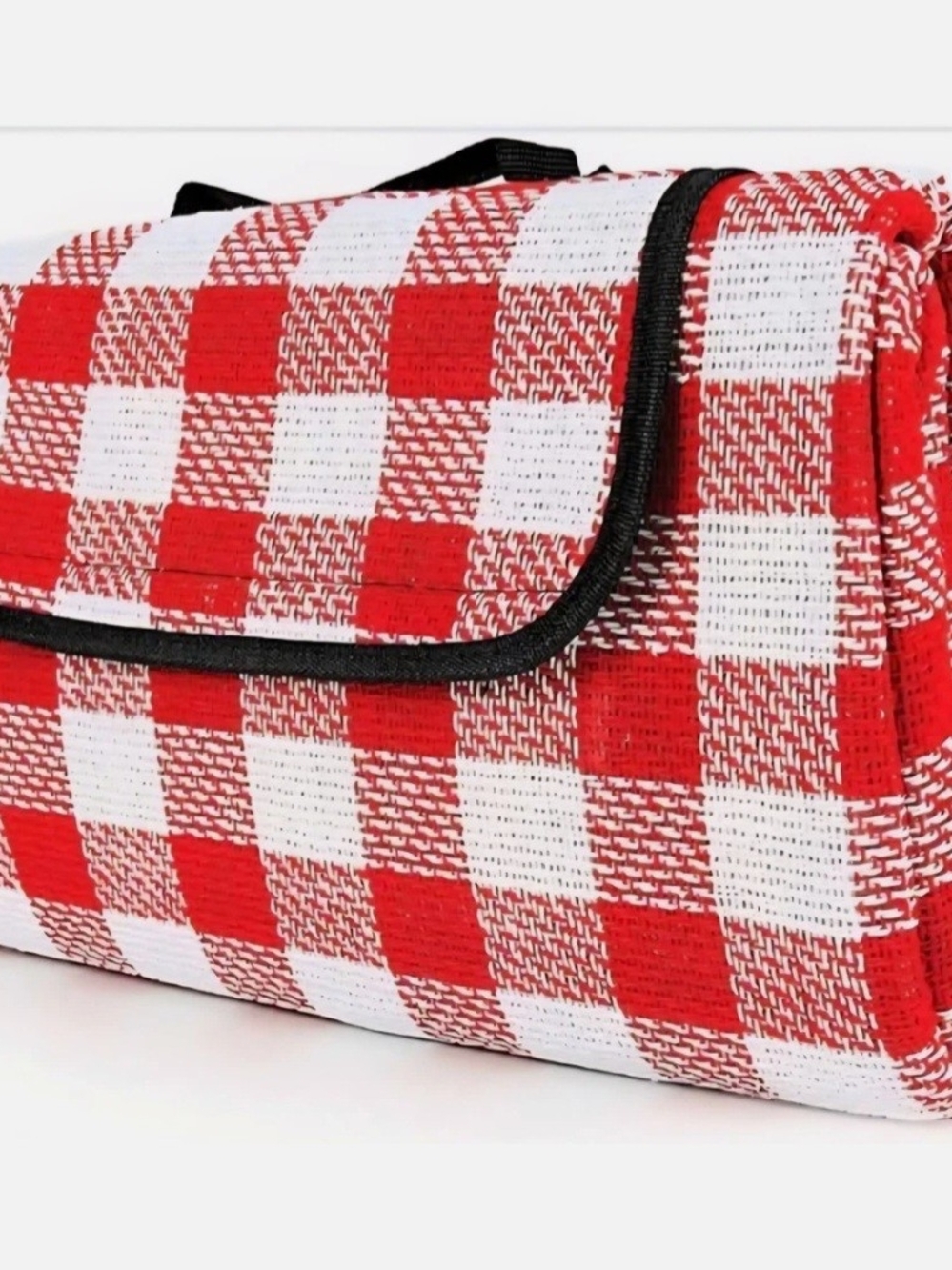 Camco 42801 Picnic Blanket (51" x 59", Red/White) Brand New